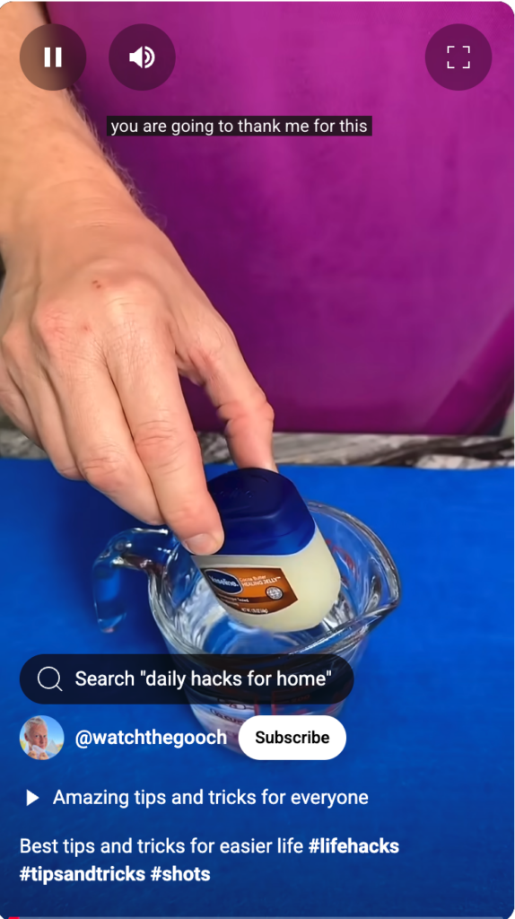 DIY And Lifehacks- Top Performing Niches for YouTube Shorts